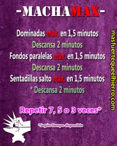 street workout machacamax